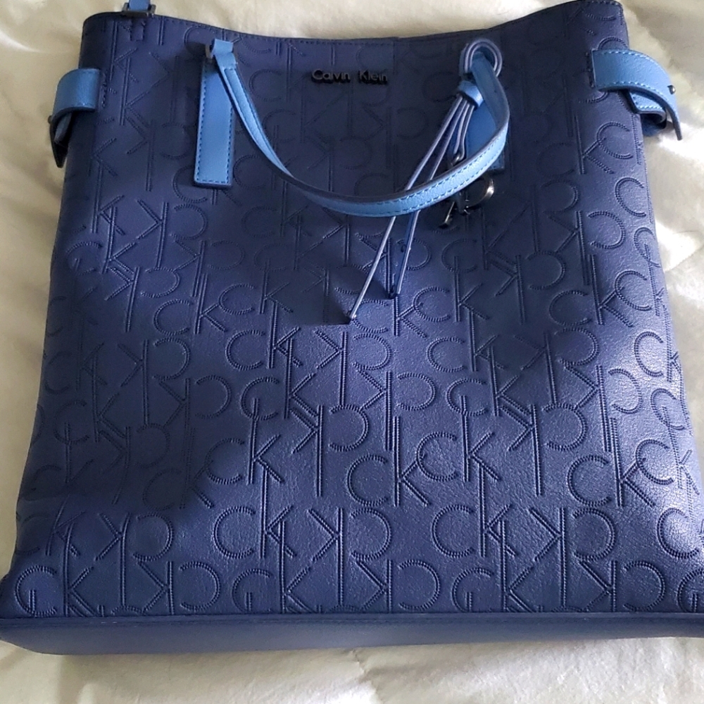 Calvin Klien  blue purse